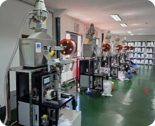 Machines for consistent bean bag pocket construction